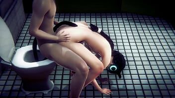 تشغيل Yaoi femboy - midori يفعل 69 ويحصل مارس الجنس جالسًا على المرحاض في مرحاض عام - سيسي كروسدريس أنيمي مانغا اليابانية الآسيوية لعبة إباحي مثلي الجنس