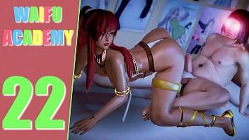 Reproducir La waifu cobra vida y se folla al chico nerd waifu academy - episodio 22