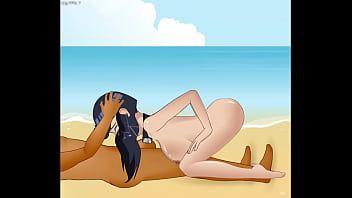 Riproduci Sdt hinata va su una spiaggia per nudisti si arrapa e finisce per succhiare e ingoiare tutto il cazzo che può sopportare