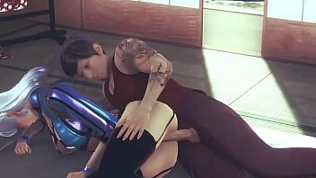 Reproduzir Evelyn lol cosplay hentai faz sexo com um homem nova jogabilidade