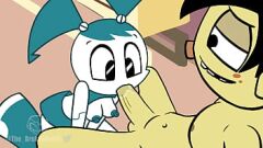 play Parodia hentai: Jenny de Teenage Robot se pone traviesa con Sheldon
