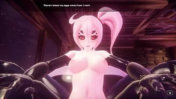再生 セクシー モンスター スパイダーウーマン - アデリン [4k、60fps、3d エロゲーム、無修正、超設定]