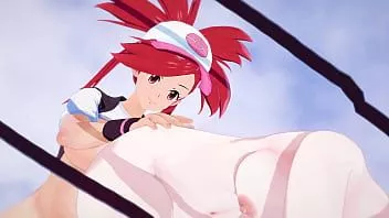 play Pokemon - l'adolescente elesa a des relations sexuelles avec futanari flannery