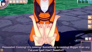 再生 Hinata hyuga と naruto uzumaki 持っていました セックス アウトドア エロアニメ