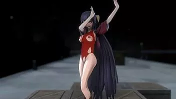 Odtwórz Kolekcja kantai kamikaze hentai mmd 3d rozdarty taniec cothes kancolle niebieski kolor włosów edycja smimix