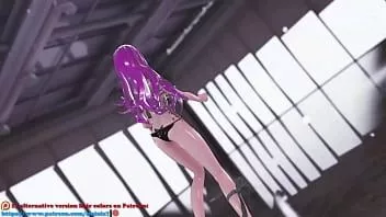 play هنتاي mmd الرقص vocaloid تاتو 3d خلع ملابسه لون الشعر الأخضر الطويل تحرير smixix