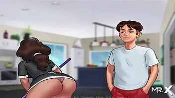 play Kisah musim panas - pelayan menari dan menggoyang pantatnya e4 #24
