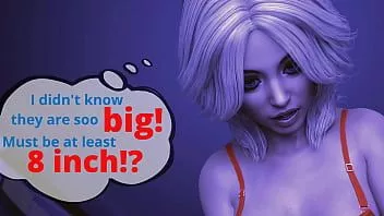 play Une lesbienne sexy et excitée frotte sa chatte contre son entrejambe pendant qu'il se repose au lit (étant un dik - maya - partie 1)