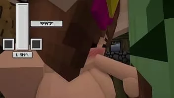 play Minecraft - jenny mod aktualizacja 1.1 kocha się z Jenny, podczas gdy Ellie wygląda część 2