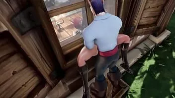 Play Elf thieve stuck on a window whorecraft toa