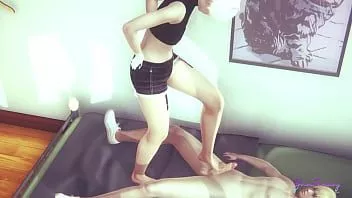 play Yaoi femboy - alan este un băiat obraznic de pisică care se joacă cu mâinile și picioarele sale - manga japoneză asiatică anime 3d sissy porno gay