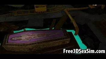 play Сексуальная 3D мультяшная домина-крошка ждет раба