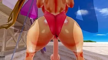 Riproduci Hentai 3D | culo grosso | grandi tette | costume da bagno