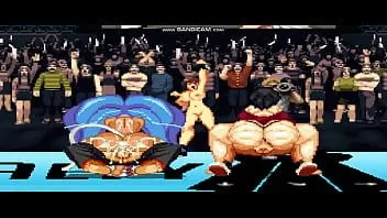تشغيل تحاول فتيات Mugen معرفة من الذي ينزل أولاً