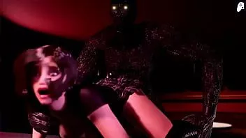 Reproduzir (4k - love wolf) mulher peituda com bunda muito grande vê um monstro com um pênis tentador e se fode gostoso para ganhar gozada | hentai 3d