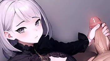Putar Gadis anime menyentak ayam besar di pov