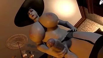 play (4k) bayan dimitrescu futa büyük horozunu azgın futanari kız tarafından emiliyor ve içine boşalmak|3d hentai p2