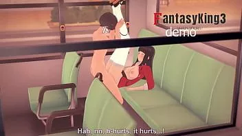 play Hinata w autobusie w mundurku | Naruto | promocja (cały film na czerwono)