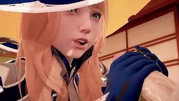 Jouer Genshin impact scène hentai avec Lisa L animation 3D hentai
