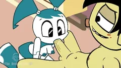 play Hentai-Parodie: Jenny von Teenage Robot wird ungezogen mit Sheldon