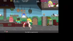 play Peach's Untold Tale: Blonde Threesome DP Orgy with Creampie & BDSM!