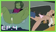 play Beast Girl's Creampie مليئة كس الملاعين في هنتاي اللعب 18Titans E4