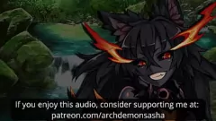 تشغيل Hellhound الهيمنة: الخام هنتاي Creampie ASMR لعب الأدوار