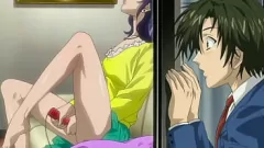play Le plaisir interdit de ma belle-mère : surprise en train de se masturber au paradis des animes