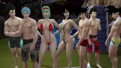 play MILF cremoase într-o orgie sălbatică de petrecere la piscină - soții înșelate, mame vitrege și Hentai NTR