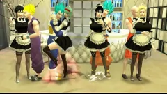 play La venganza del marido: Goku, Gohan, Vegeta y Krillin reclaman y castigan a sus esposas infieles en un episodio épico hentai