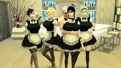 play Dragon Ball Hentai: Hara de soții frumoase și sclave sexuale escaladate a maestrului Roshi