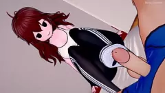 Oynat Animasyon Hentai GF yatakta bir egzersiz alır