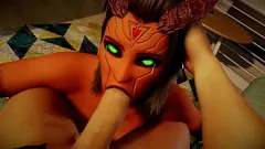 play Curvy 3D Succubus cu ochi verzi toxici dă o muie intensă POV