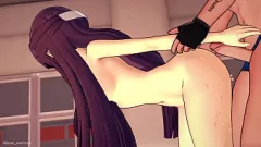 play ホットシダが降りてX定格の3Dヘンタイアクションで汚れている