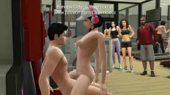 play Session de gymnure sexy avec hentai gf et ses compétences de sucette de bite