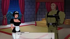 play هنتاي الثلاثي مع الأميرة ياسمين و She-Hulk: اللسان المكثف و creampie!