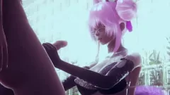 play アニメ変態無修正：大きなロバと大きなおっぱいを備えたコスプレ乱交