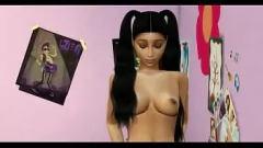 play ثلاث ثلاث سنوات من زوجة الأب ، امرأة سمراء قرنية تيني بعد مساعدة في الواجب المنزلي