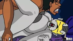 play Humano e alienígena em intenso encontro inter -racial e doggystyle áspero com preso latino curvilíneo