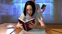 play Hentai 3D: Big Ass Bable Babe é ensinada com um pau duro