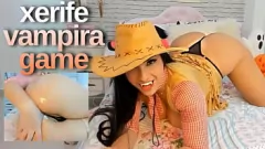 play Halloween 'Trick or Treat' Anal Play dengan Vampire Sheriff Cosplayer