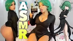 Putar ASMR Intense Anime Porn: Tatsumaki Cosplay Ear Licking & Orgasmic Teasing