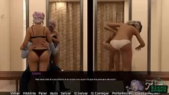 play Sexo escondido na cabine da loja: Episódio 5 da família Step