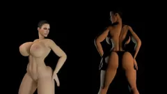 Redare Big Ass Italian Milf Excella Twerks pentru BackalleyToonz în desene animate cu cote X