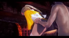 Afspelen Konosuba Wet en Wild Orgy: Cumshot Party met Aqua, Darkness en Megumin