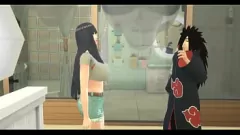 Reproducir La atrevida aventura de Hinata: Naruto es arrojado en un trío de anime caliente
