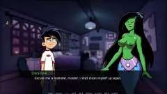 Jouer Danny Phantom's Anime MILF Genie obtient un grand secteur du visage dans le parc Amity Part 47