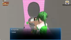 Odtwórz Kinky 3D Koopette Femdom toaleta