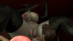 Jouer Curvy 3D BBW Lady Dimitrescu devient pervers avec des jouets sexuels BDSM