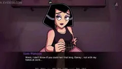 播放 Danny Phantom从Amity Park第28部分中的Sam的大山雀中获得动画动漫面部护理
